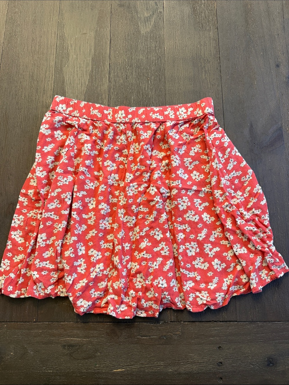American Eagle coral Floral Skirt - Casual Summer Style